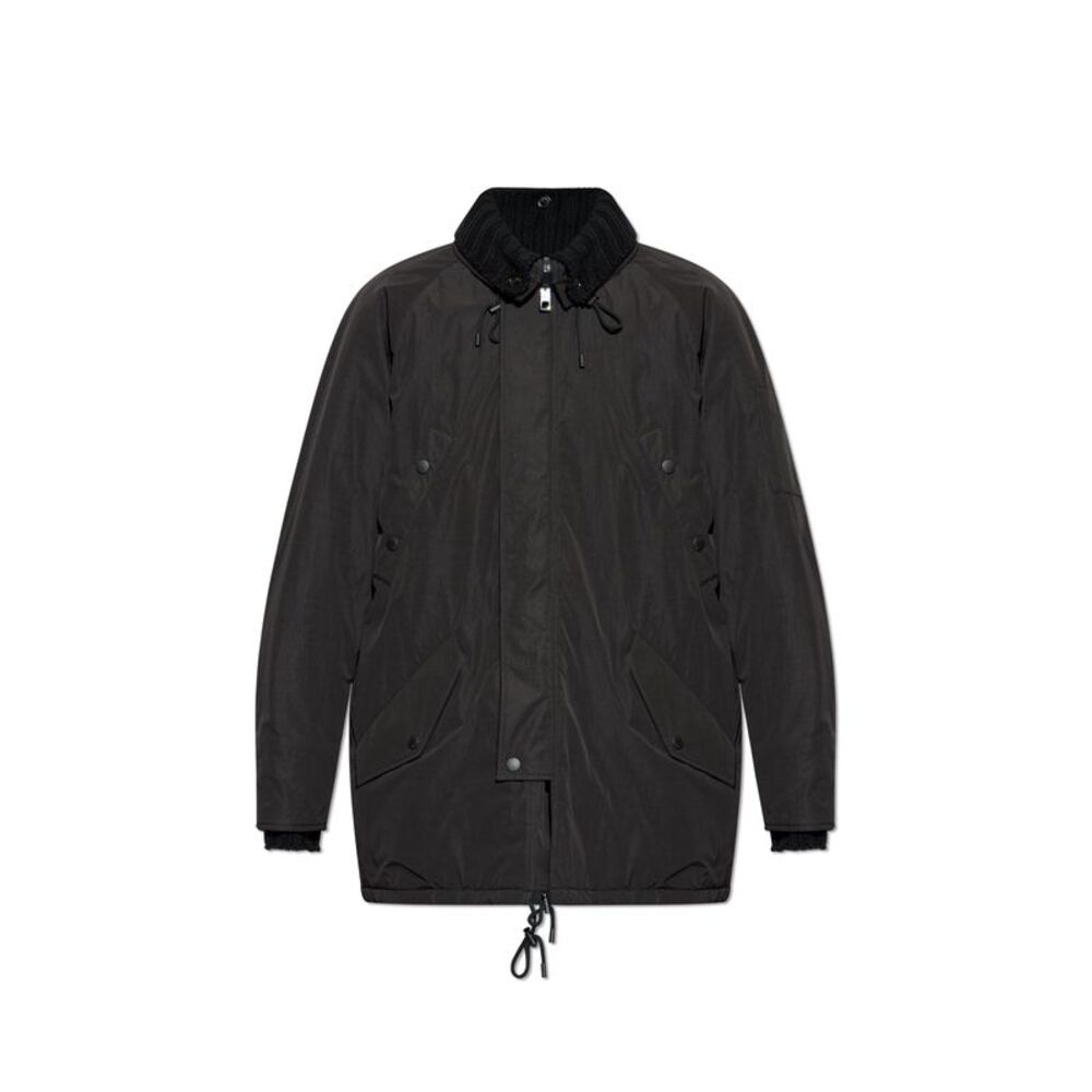 Insulated parka with hood